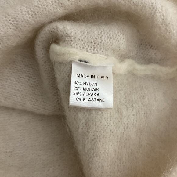 Soft &Cozy Bartolini Alpaca Sweater With Fair Isle Modern Pattern. Women’s Sml - Picture 7 of 7